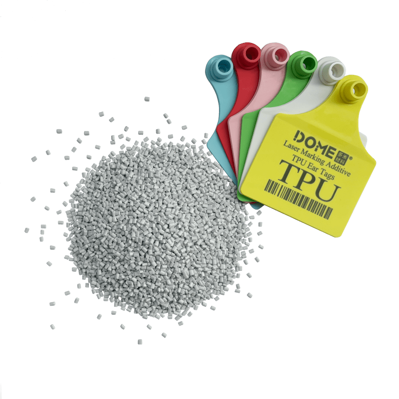 laser additive masterbatch | laser marked black on colored polymer